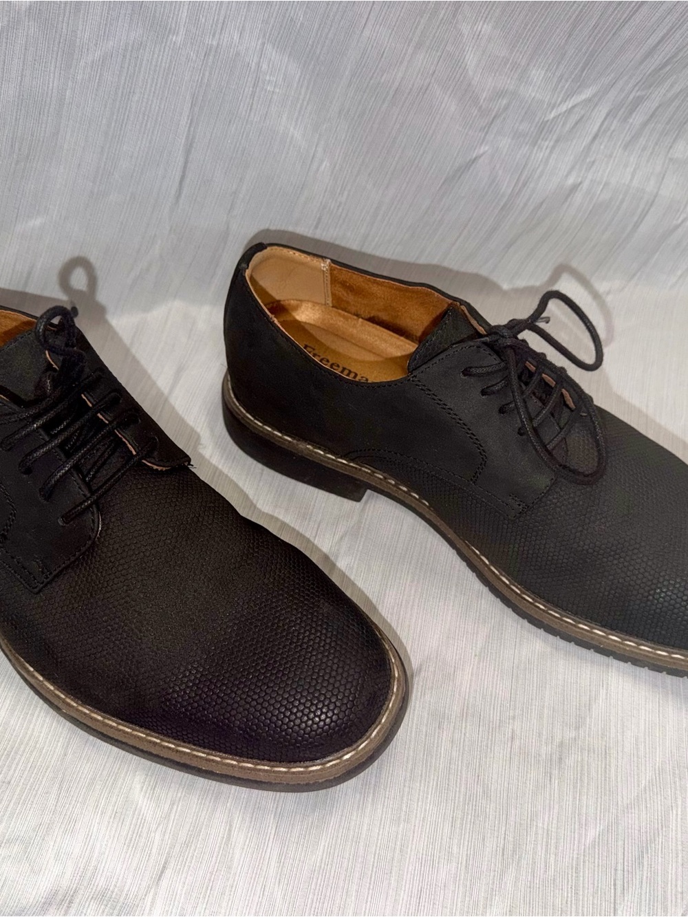 Hickey Freeman Milton Casual Dress Shoes Men’s 8.5 Memory Foam Comfort Wedding